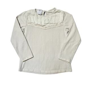 Zara Crochet Detail Top Size 6